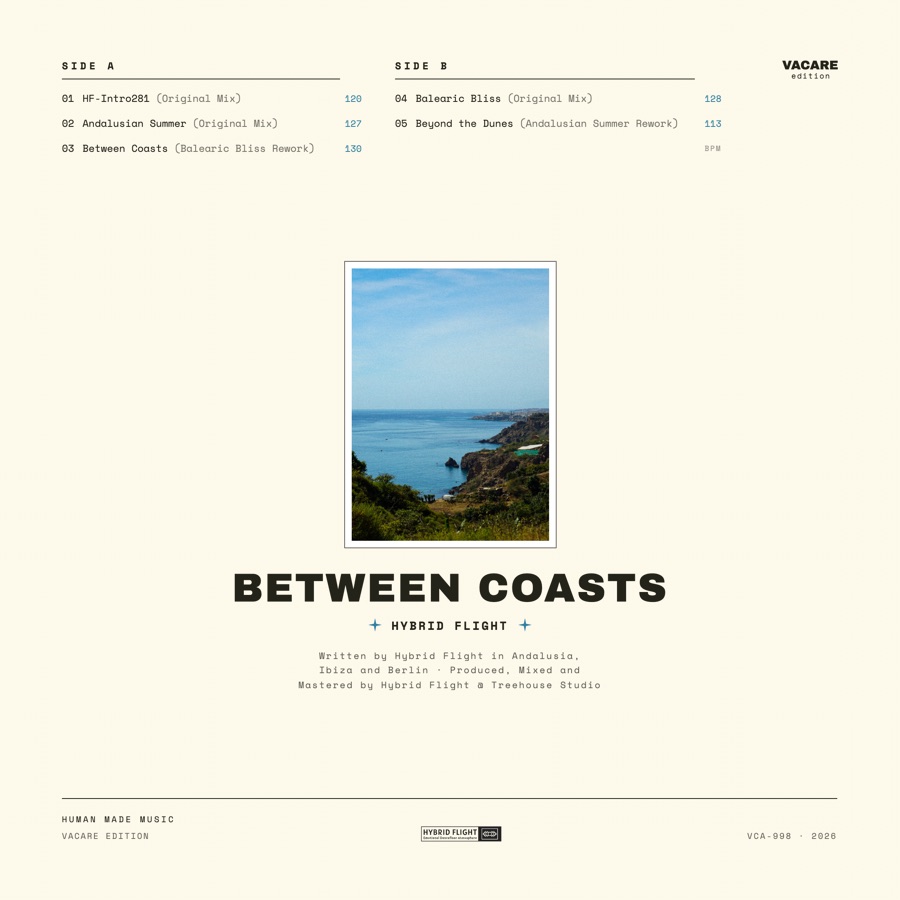 Between Coasts EP by Hybrid Flight — back cover